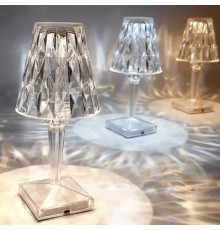 Декоративний LED світильник нічник Diamond light Діамант світлодіодний кришталевий на акумуляторі USB