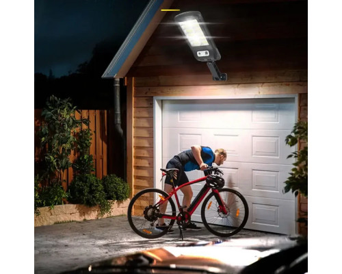 Вуличний ліхтар на сонячній батареї LED Solar Street Light BK-128B-12COB з датчиком руху та пультом Вуличний ліхтар на сонячній батареї LED Solar Street Light BK-128B-12COB з датчиком руху та пультом