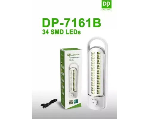 Акумуляторний Ліхтар-Лампа LED DP-7161B 1500 mAh 6,8W Акумуляторний Ліхтар-Лампа LED DP-7161B 1500 mAh 6,8W