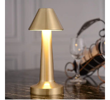 Настольная лампа металлическая с аккумулятором Table Lamp Настольная сенсорная LED лампа