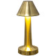 Настільна лампа металева з акумулятором Table Lamp Настільна сенсорна LED-лампа