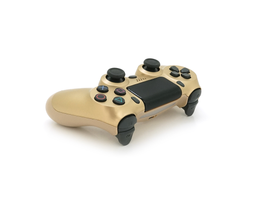 Геймпад Brazzers бездротовий для PS4 Wireless DUALSHOCK 4, роз'єм для навушників, LED light bar, Gold, 3.7V, 600mAh, Blister-box