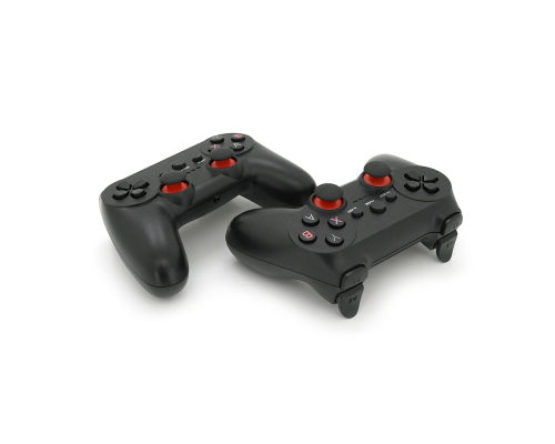Геймпад Brazzers BR-019 бездротовий (2шт) для PC X360/P3/Android/TVBOX, Black, Box