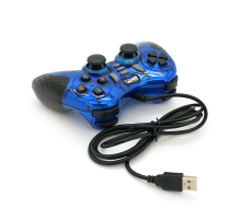 Геймпад Brazzers BR-8700 провідний для ПК, USB 2.0, Blue, Blister