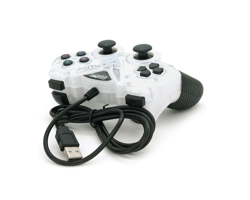 Геймпад для ПК USB-908 USB 2.0 Double Shock (White)