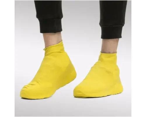 Чохол для взуття від дощу з антиковзною ребристою підошвою Cover For Rain Shoes Колір Жовтий Чохол для взуття від дощу з антиковзною ребристою підошвою Cover For Rain Shoes Колір Жовтий