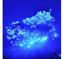 Гірлянди 200LED (Діод) Blue, 8 режимів, 13.5 метрів, чорна ізоляція, BOX