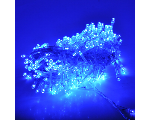 Гірлянди 200LED (Діод) Blue, 8 режимів, 13.5 метрів, чорна ізоляція, BOX Гірлянди 200LED (Діод) Blue, 8 режимів, 13.5 метрів, чорна ізоляція, BOX
