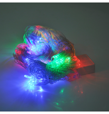Гірлянди 240LED (Сітка) Red / Green / Blue / Yellow, 2,0 * 2,0 метри, прозора ізоляція, BOX