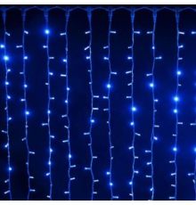 Гірлянда 560LED (Водоспад) Blue, 8 режимів, 3 * 3метра, прозора ізоляція, BOX