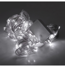 Гірлянди 330LED Водоспад (White), 8 режимів, 3*2метри, прозора ізоляція, BOX