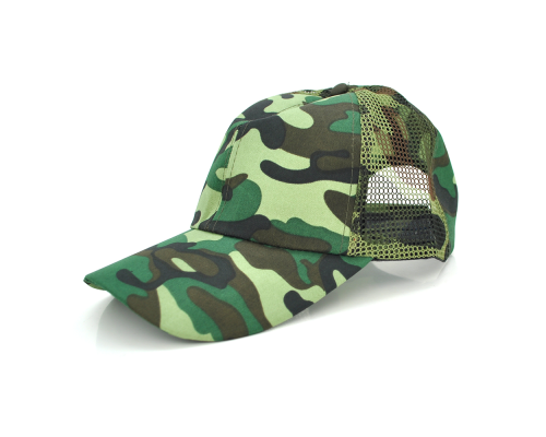 Кепка Light, сіточка на потилиці, Green/Haki