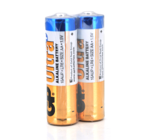 Батарейка GP Ultra Plus 15AUP-2S2, лужна AA, 2 шт у вакуумній упаковці, ціна за упаковку
