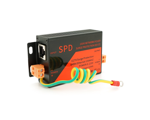Грозозахист живлення + LAN 10/100M, 0-220V ( захист Вхід = 5KA, Макс = 10KA)