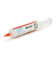 Паста термопровідна HY-410 30g, шприц, White, >1,42W/m-K, <0.262°C-in²/W, -30°≈280°, В'язкість -1K cPs, OEM Q5