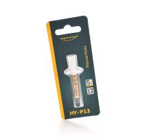 Професійна паста термопровідна HY-P13 0,5g, шприц, PINK, >13,4W/m-K, 90000 МПа. С, <0.001°C-in²/W, -30°≈250°, Blister