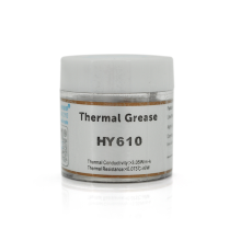 Паста термопровідна HY-610 10g, банку, Gold,> 3,05W / m-K, <0.073 ° C-in² / W, -30 ° ≈280 °, В'язкість -1K cPs, OEM Q38