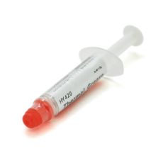 Паста термопровідна HY-420 1g, шприц, White,> 1,36W / m-K, <0.229 ° C-in² / W, -30 ° ≈300 °, В'язкість -1K cPs, OEM Q50