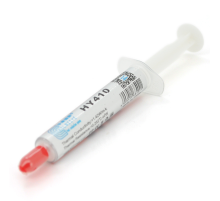 Паста термопровідна HY-410 2g, шприц, White, >1,42W/m-K, <0.262°C-in²/W, -30°≈280°, В'язкість -1K cPs, OEM Q20