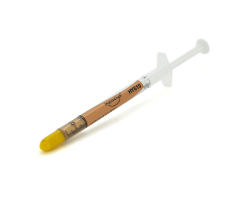 Паста термопровідна HY-610 0.5g, шприц, Gold,> 3,05W / m-K, <0.073 ° C-in² / W, -30 ° ≈280 °, В'язкість -1K cPs, OEM Q50 Паста термопровідна HY-610 0.5g, шприц, Gold,> 3,05W / m-K, <0.073 ° C-in² / W, -30 ° ≈280 °, В'язкість -1K cPs, OEM Q50