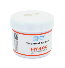 Паста термопровідна HY-410 100g, банку, White,> 0,925W / m-K, <0.262 ° C-in² / W, -30 ° ≈280 °, В'язкість -1K cPs, OEM Q50