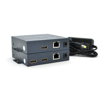 Одноканальний активний подовжувач HDMI сигналу UTP кабелю. Дальність передачі: до 200 метрів, cat5e/cat6e 1080P/3D