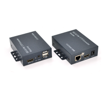 Одноканальний активний подовжувач HDMI сигналу UTP кабелю. Дальність передачі: до 120 метрів, cat5e/cat6e 1080P/3D. Управління через USB