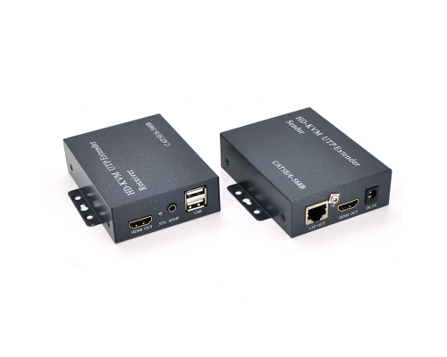 Одноканальний активний подовжувач HDMI сигналу UTP кабелю. Дальність передачі: до 120 метрів, cat5e/cat6e 1080P/3D. Управління через USB