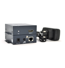 Одноканальний активний подовжувач HDMI сигналу UTP кабелю. Дальність передачі: до 100 метрів, cat5e/cat6e 1080P/3D (96*76*28) x2