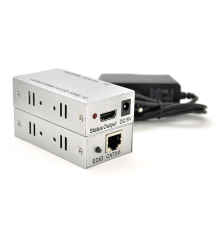 Одноканальний активний подовжувач HDMI сигналу UTP кабелю. Дальність передачі: до 60метрів, cat5e/cat6e 1080P/3D