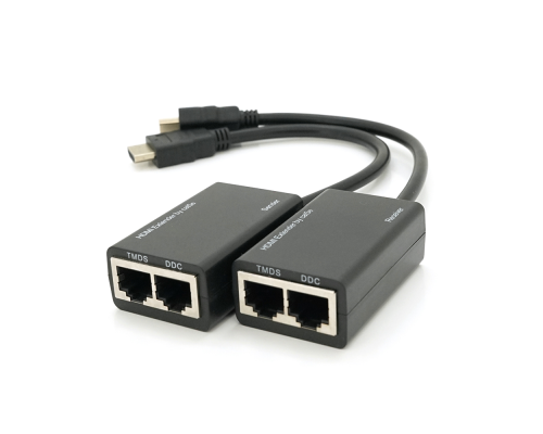 Подовжувач HDMI сигналу пасивний через 2 виті пари 2 CAT-5e/CAT-6e до 30m, ціна за пару