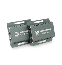 Одноканальний активний подовжувач HDMI сигналу кабелем UTP. Дальність передачі: до 120 метрів, cat5e/cat6e підтримка 4K30HZ