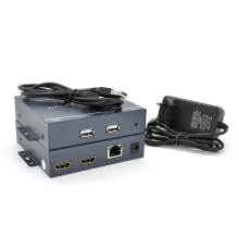 Одноканальний активний подовжувач HDMI сигналу по UTP кабелю. Дальність передачі: до 200 метрів, cat5e / cat6e 1080P / 3D. Управління через USB