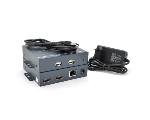 Одноканальний активний подовжувач HDMI сигналу по UTP кабелю. Дальність передачі: до 200 метрів, cat5e / cat6e 1080P / 3D. Управління через USB