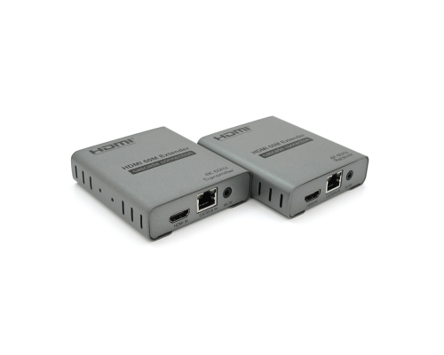 Одноканальний активний подовжувач HDMI сигналу кабелем UTP. Дальність передачі: до 120 метрів, cat5e/cat6e підтримка 4K60HZ