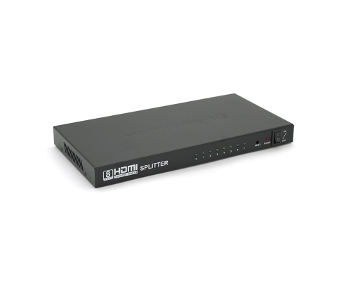 Активний HDMI спліттер 1 => 8 портів, 1080р, DC5V / 2A
