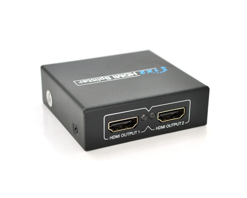 Активний HDMI сплитер 1 => 2 порту, 1080р, DC5V / 2A Q50
