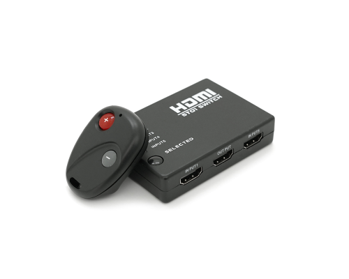 Пасивний HDMI свіч з пультом дистанційного керування IR, 1080р, 1,4 версія, 1 => 5 портів, Blister