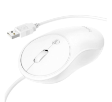Миша провідна HOCO GM13W, 1000DPI, White, Box