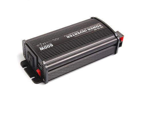 Інвертор напруги Carspa-600-122 (600Вт), 12/220V, approximated, 1Shuko, USB, клеми, Box Q15 Інвертор напруги Carspa-600-122 (600Вт), 12/220V, approximated, 1Shuko, USB, клеми, Box Q15