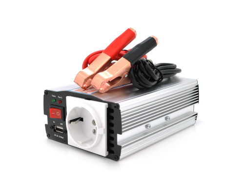 Інвертор напруги Mervesan MRV-15012 (150W), 12/220V, approximated, 1Shuko, клеми + крокодили, Box.Q20 Інвертор напруги Mervesan MRV-15012 (150W), 12/220V, approximated, 1Shuko, клеми + крокодили, Box.Q20