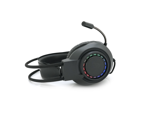 Ігрові навушники з мікрофоном Fantech HQ55 PORTAL, 7.1-Channel, RGB, Black, Color Box