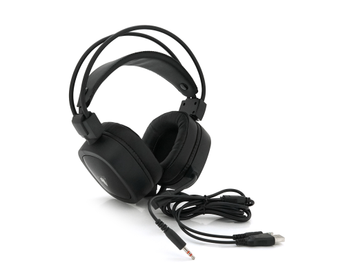 Навушники провідні Jedel GH-230, з мікрофоном та регулюванням гучності, Black, Box