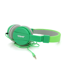 Навушники провідні Jedel WAVE6, з мікрофоном, Green, Box
