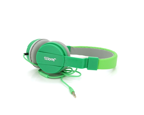 Навушники провідні Jedel WAVE6, з мікрофоном, Green, Box
