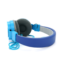 Навушники провідні Jedel WAVE6, з мікрофоном, Blue-Black, Box