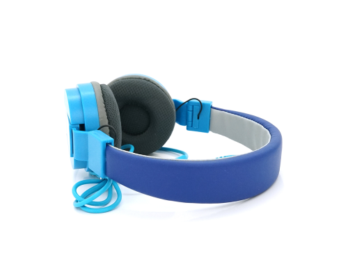 Навушники провідні Jedel WAVE6, з мікрофоном, Blue-Black, Box