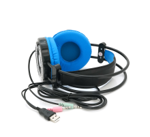 Навушники провідні Jedel GH-217, з мікрофоном, Black/Blue, Box