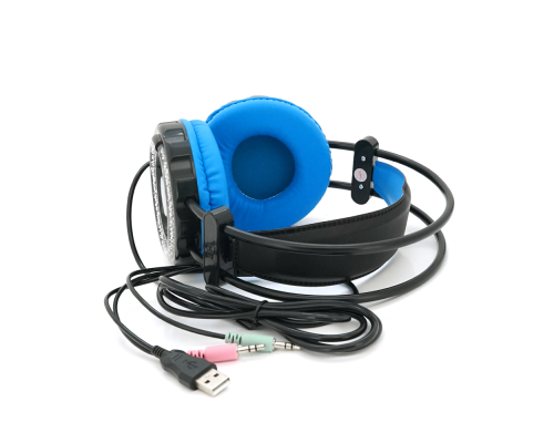 Навушники провідні Jedel GH-217, з мікрофоном, Black/Blue, Box