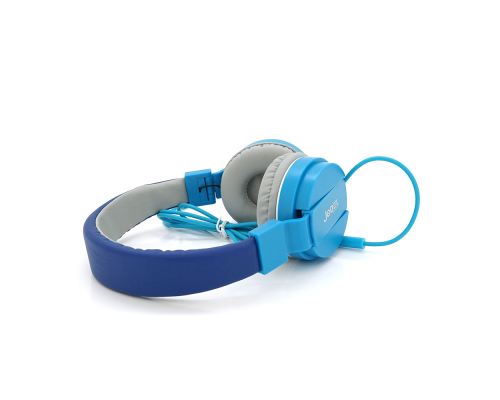 Навушники провідні Jedel WAVE6, з мікрофоном, Blue, Box